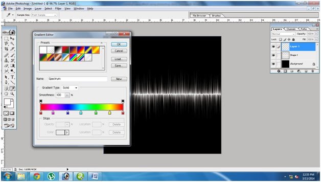 colorful wave effect colorful wave effect