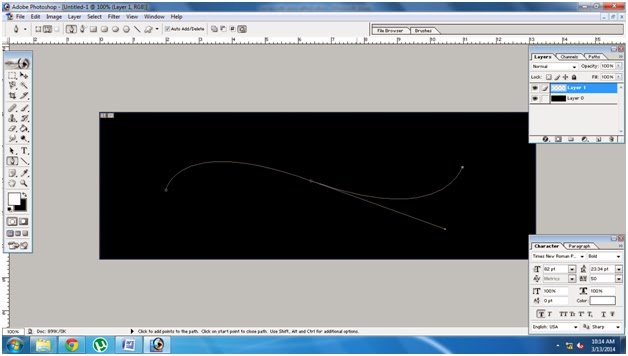 curve with glow effect curve with glow effect