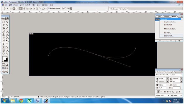 curve with glow effect curve with glow effect
