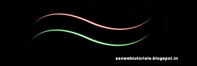 curve with glow effect curve with glow effect