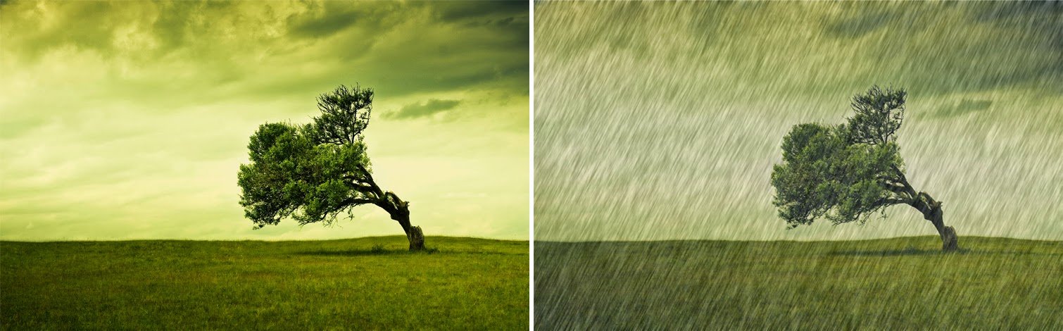 raining effect raining effect