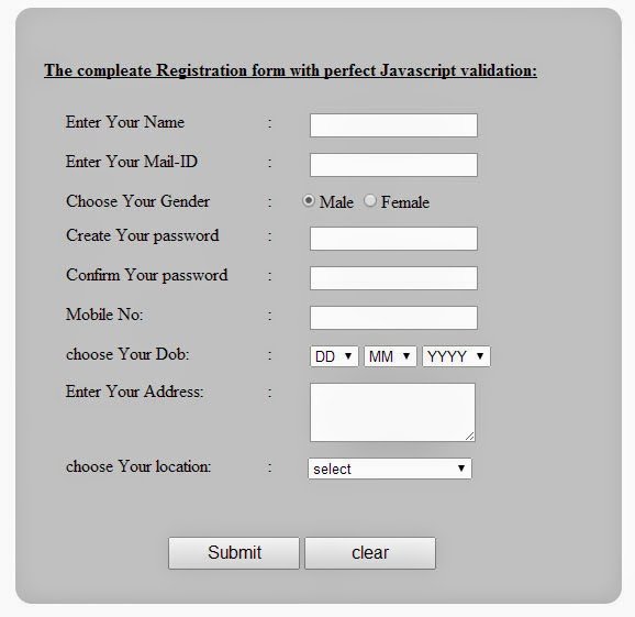 complete registration form complete registration form